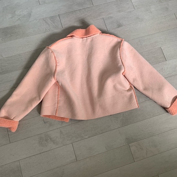 Zara size small teddy / suede jacket - Picture 3 of 4